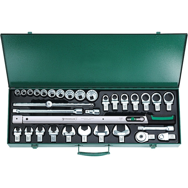 Torque wrench set No.730R/40/32 QUICK Type Mercedes-Benz 32-pcs.